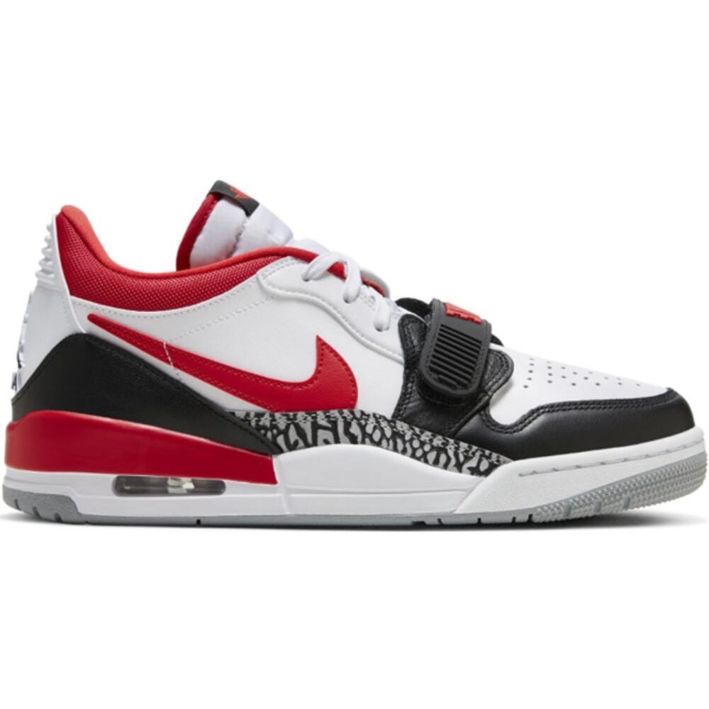 Nike Air Jordan Legacy 312 Low Top Basketball Sneakers Fire Red Men's Size 8.5